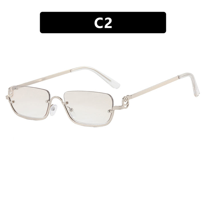 Women Fashionable Square Sunglasses with Elegant Metal Frame Stornfield