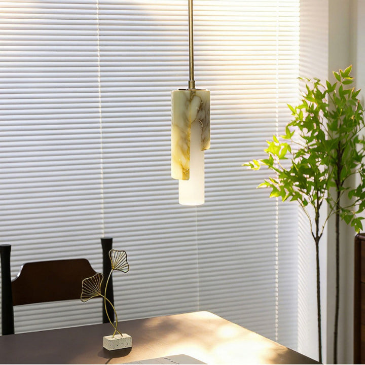 Elegant Alabaster Pendant Light
