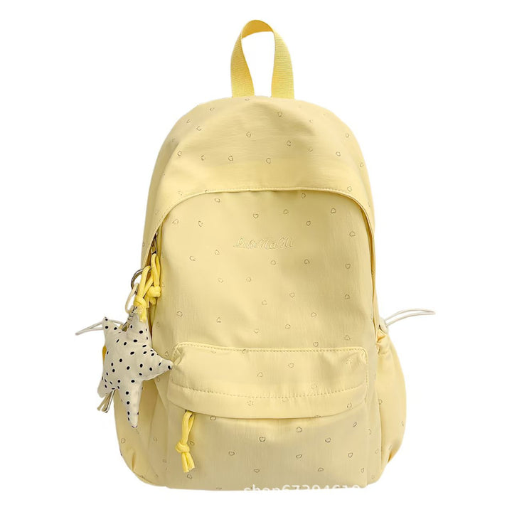 Backpack with Unique Heart Applications and Practical Structure Stornfield