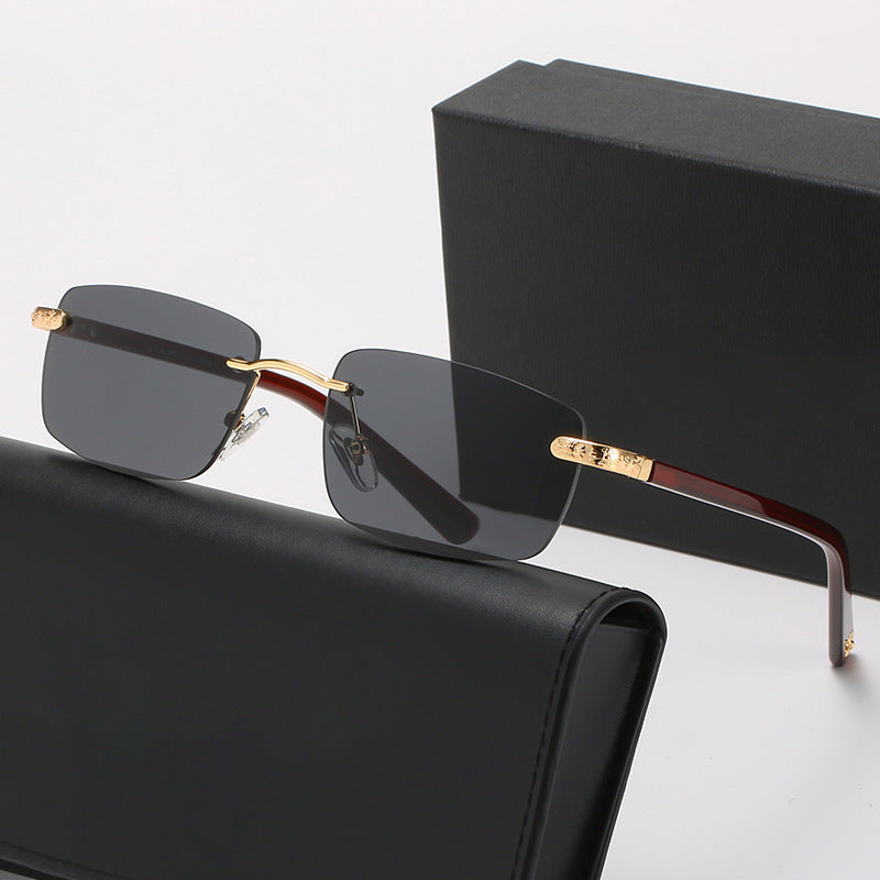 Women's fashionable half-frame glasses with comfortable nose pads and elegant design Stornfield