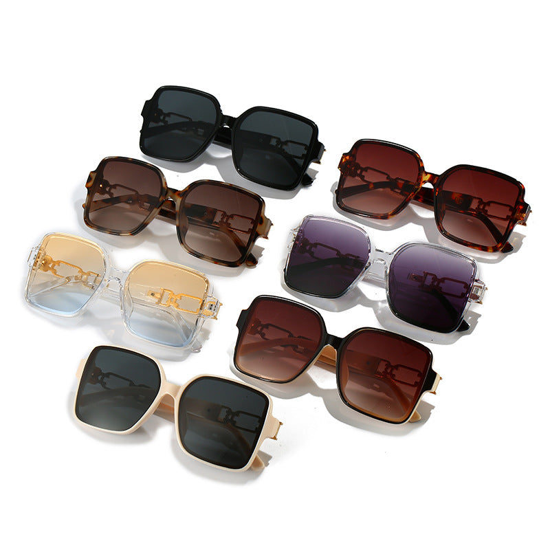 Ladies stylish square sunglasses with luxurious hinge design Stornfield