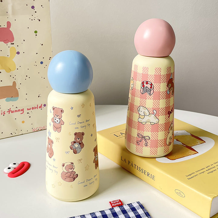 Women's Insulated Bottle with Cute Bear Design Stornfield