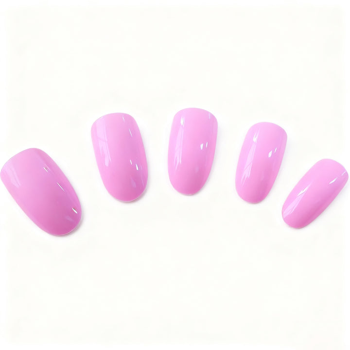 Elegant Glossy Press-On Nail Enhancements Stornfield