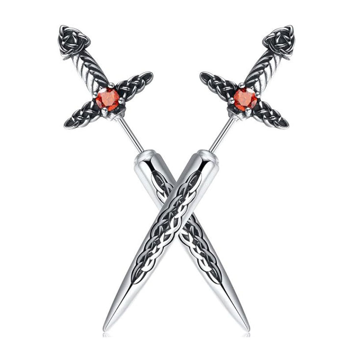 Gothic Sword-Shaped Earrings Stornfield