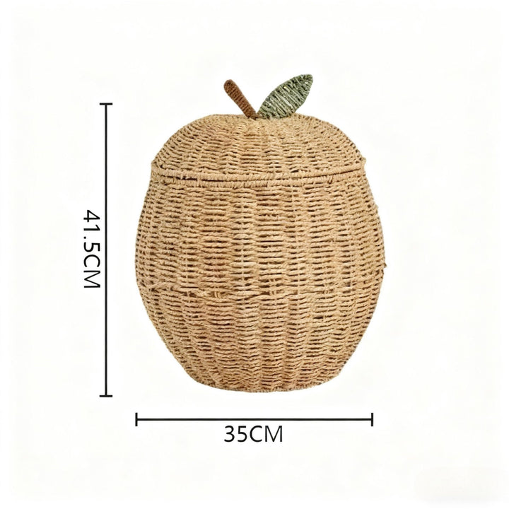 Decorative Apple-Shaped Storage Basket Stornfield