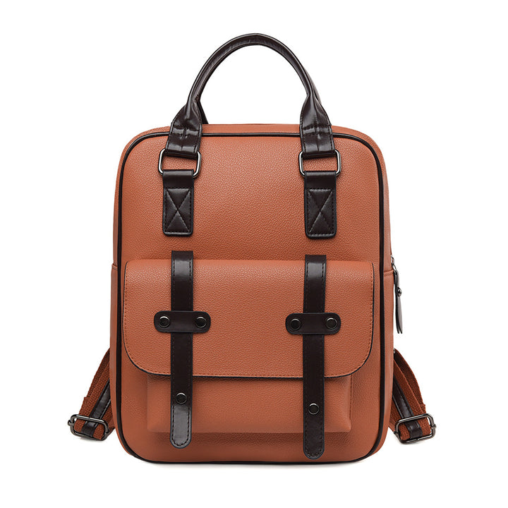 Structured Leather Backpack Stornfield