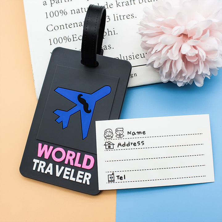 Unisex Luggage Tag in Creative Airplane Design Bowlift