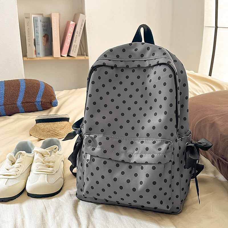 Fun Polka Dot Casual Backpack Stornfield