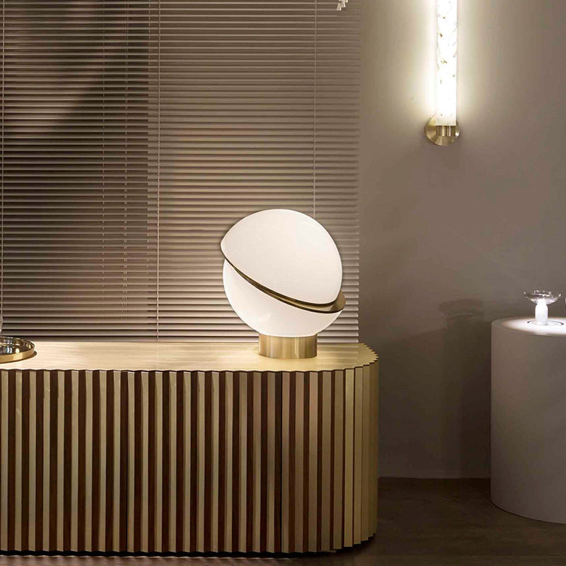 Modern Desk Lamp with Orbital Design