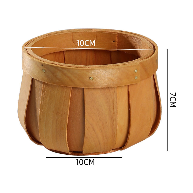 Unisex Round Storage Bowl made of natural wicker Stornfield