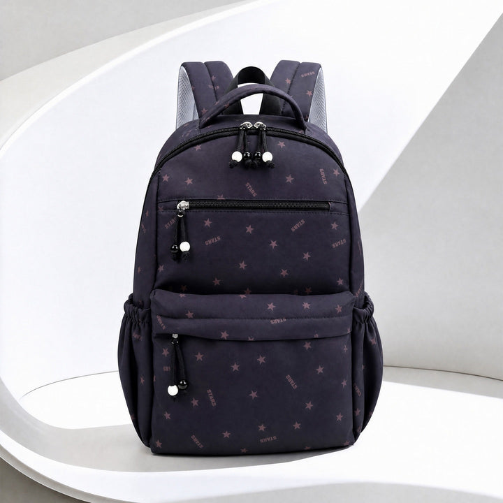 Stylish Star-Patterned Everyday Backpack Stornfield