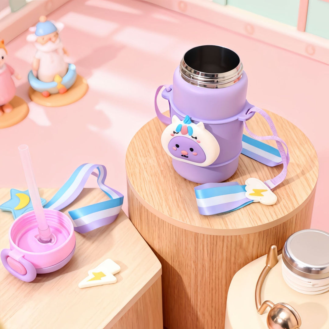 Women Insulated Water Bottle with Cute Rabbit Design Stornfield