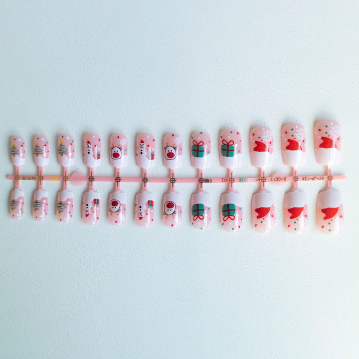 Festive Holiday Nail Art Kit