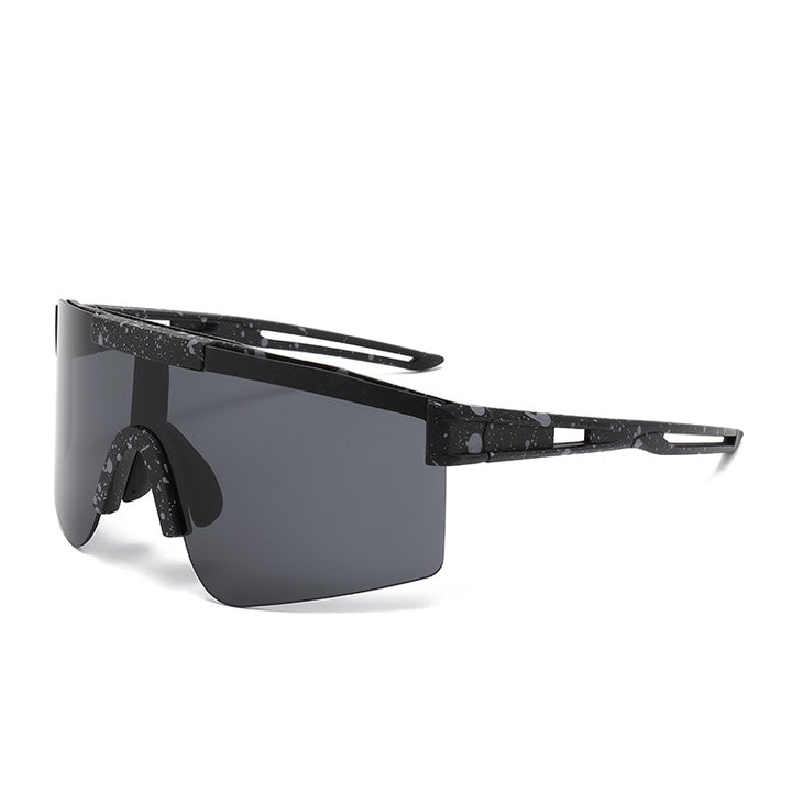 Unisex Sporty Oversized Shield Sunglasses Stornfield