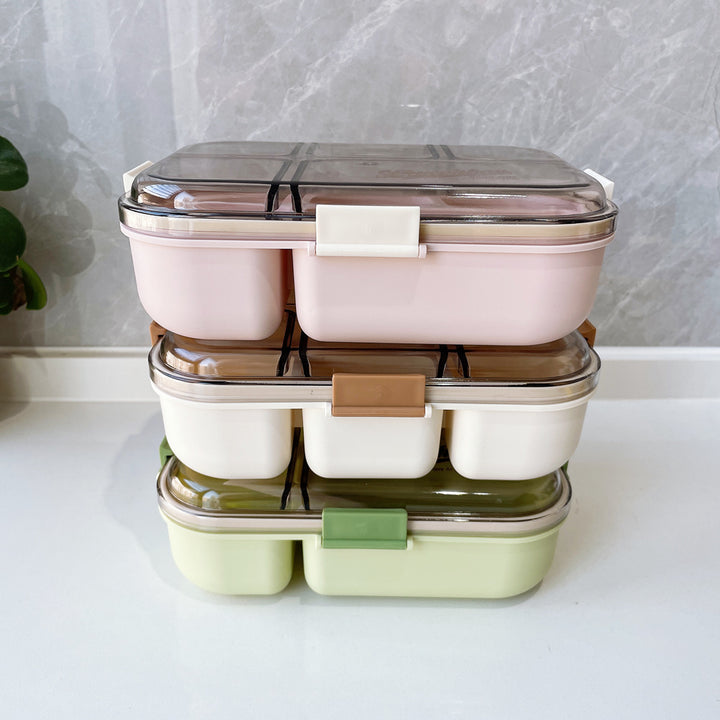 Multi-Compartment Food Storage Bento Container
