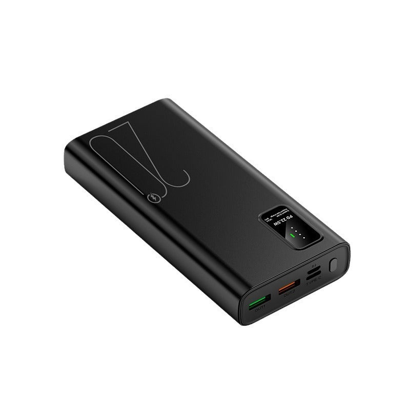Power bank with intelligent charging concept and digital capacity display Stornfield