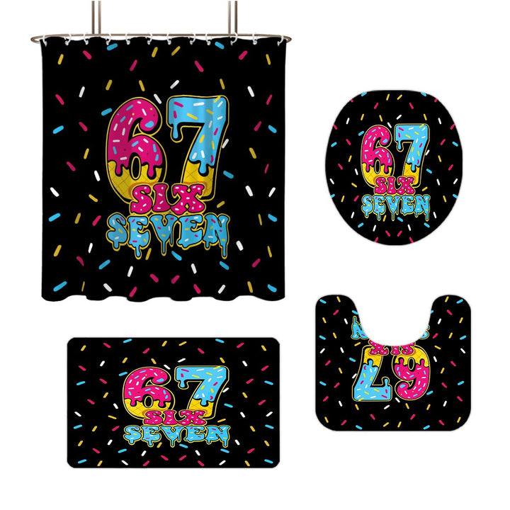 Colorful Dessert-Themed Bathroom Set Stornfield