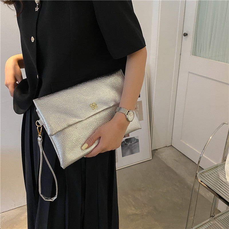 Elegant Textured Wristlet Clutch Stornfield