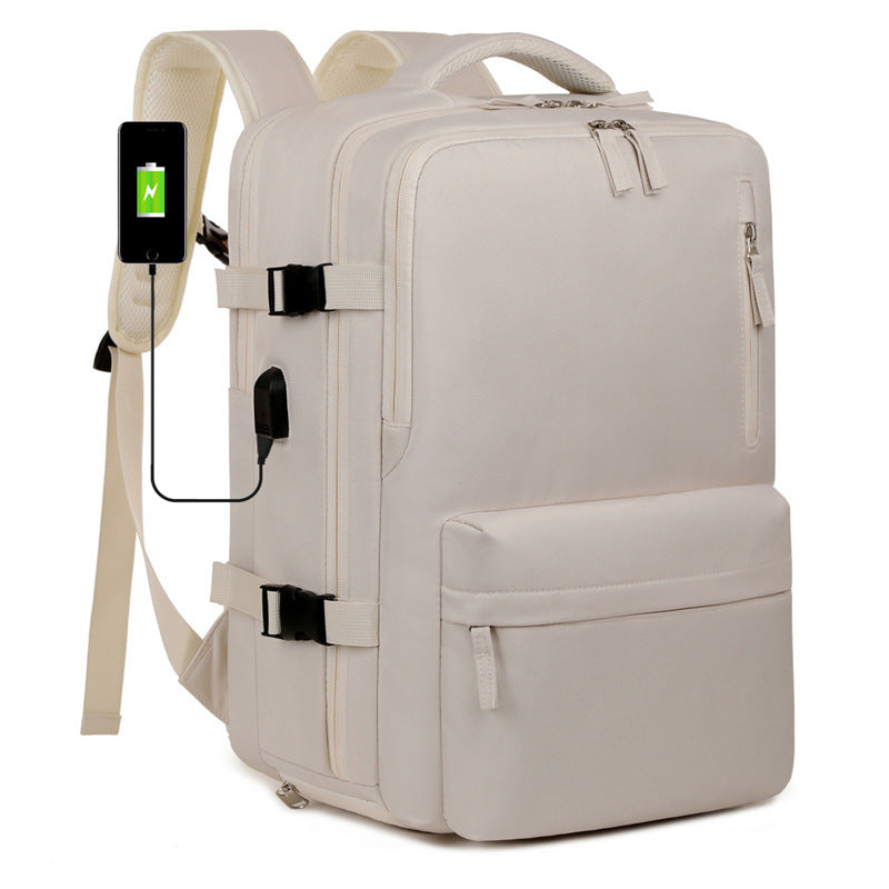 Multi-Compartment Rolling Travel Backpack Stornfield