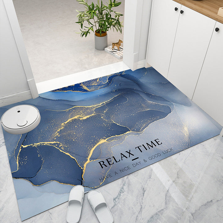 Elegant Abstract Design Floor Mat