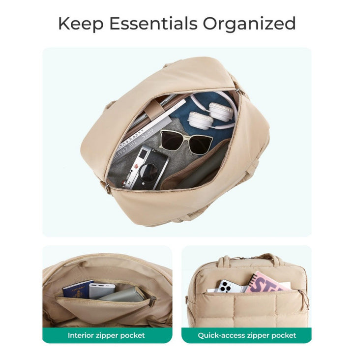 Multi-Functional Quilted Gym Duffel Bag Stornfield