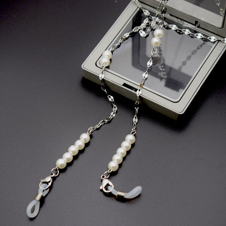 Decorative Pearl-Linked Eyewear Chain Stornfield
