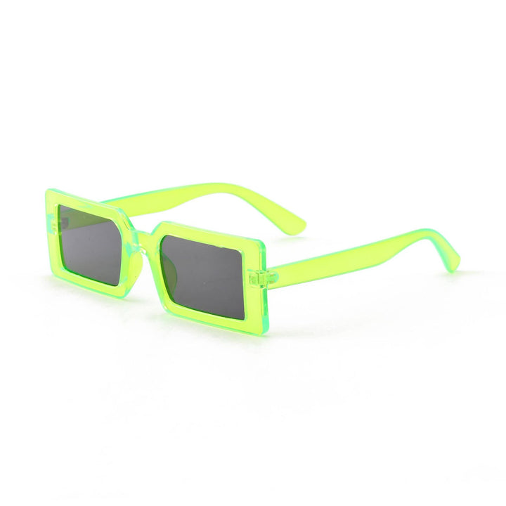 Women's square sunglasses with modern transparent frame Stornfield