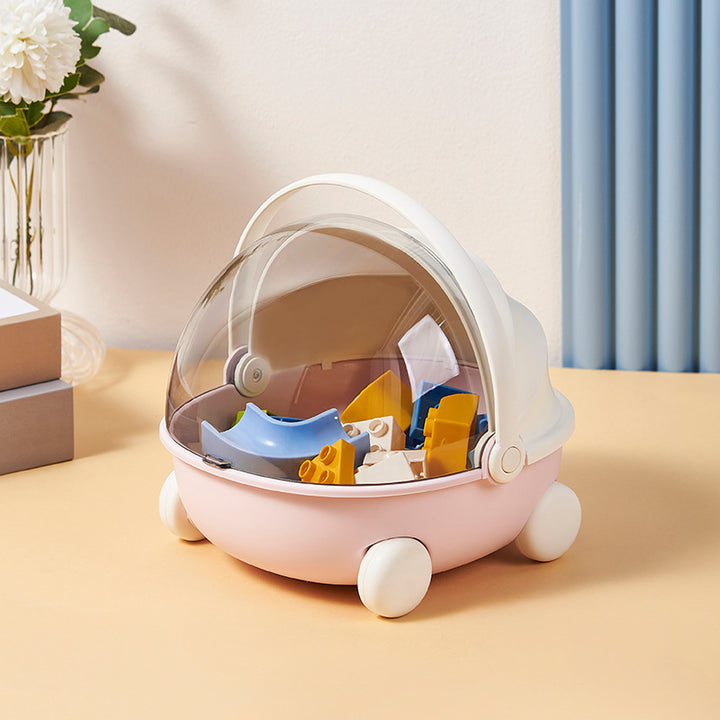 Creative Storage Cart with Transparent Lid Stornfield