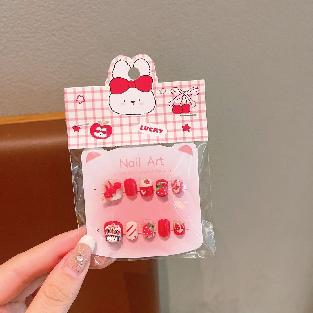 Artificial nails with sweet character design Stornfield