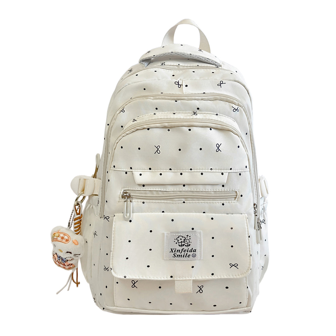 Multi-Pocket Patterned Backpack Stornfield