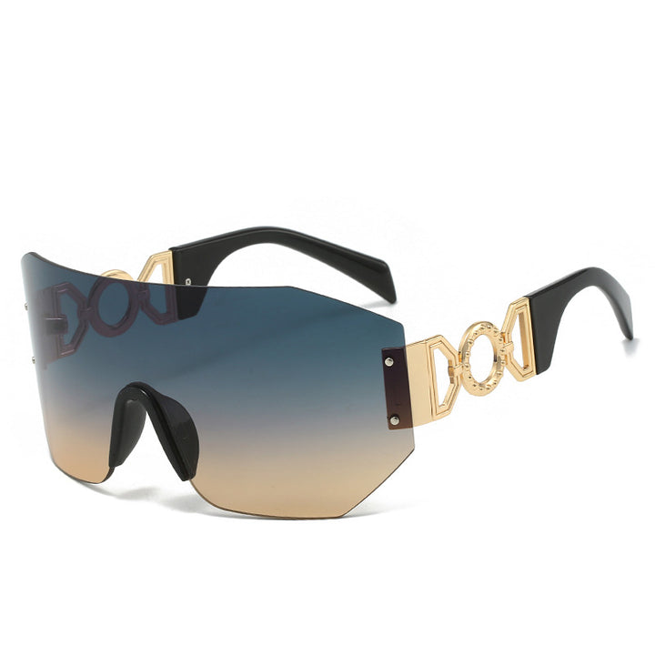 Fashion Statement Wide-Brim Shield Sunglasses Stornfield