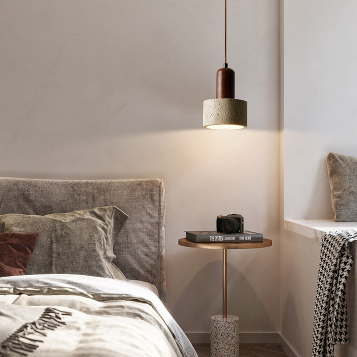 Stone Mixture Pendant Light