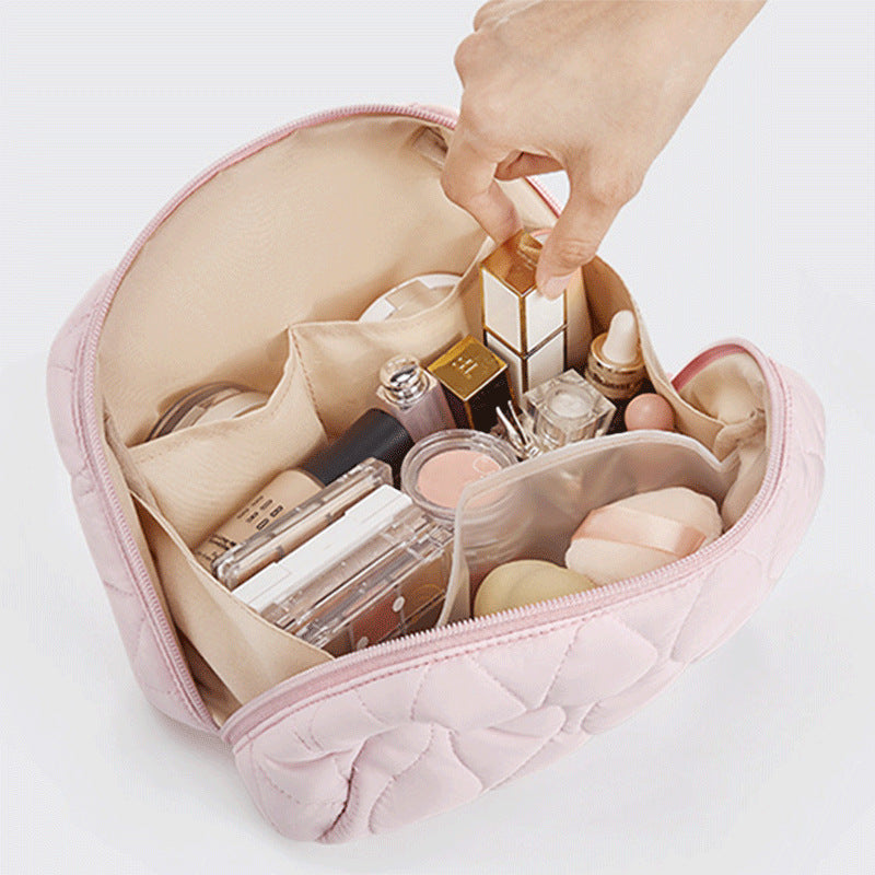 Quilted Cosmetic Pouch