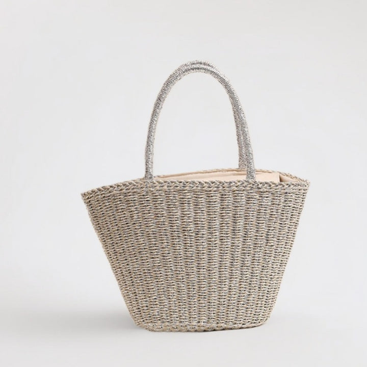 Handcrafted basket bag with sturdy handles Stornfield