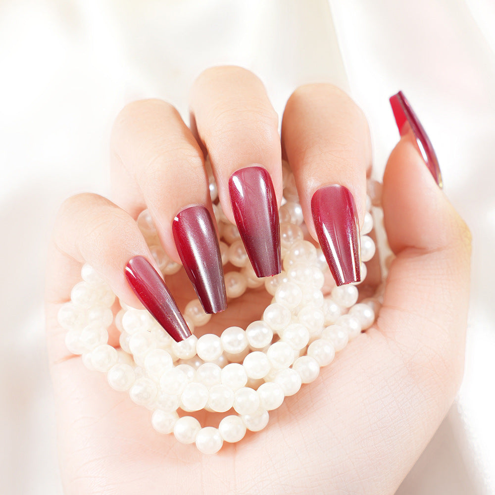 Premium Ombre Press-On Nails Stornfield
