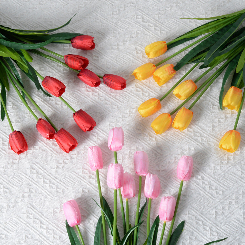 Decorative Faux Tulip Stem Arrangement