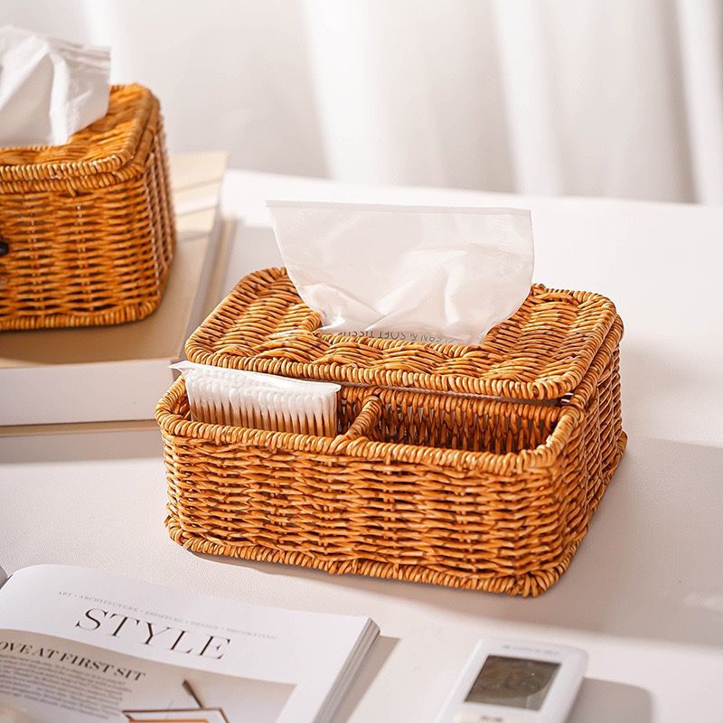Women Handwoven Storage Box with Lid Stornfield