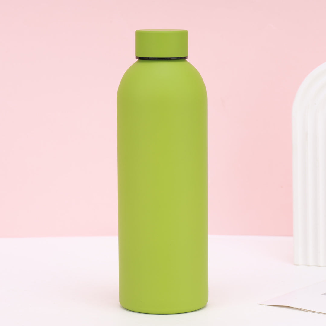 Unisex nan vacuum-insulated stainless steel drinking bottle with soft-touch surface and leak-proof screw cap Stornfield