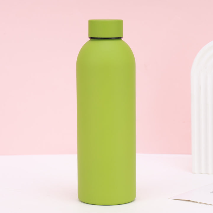 Unisex nan vacuum-insulated stainless steel drinking bottle with soft-touch surface and leak-proof screw cap Stornfield