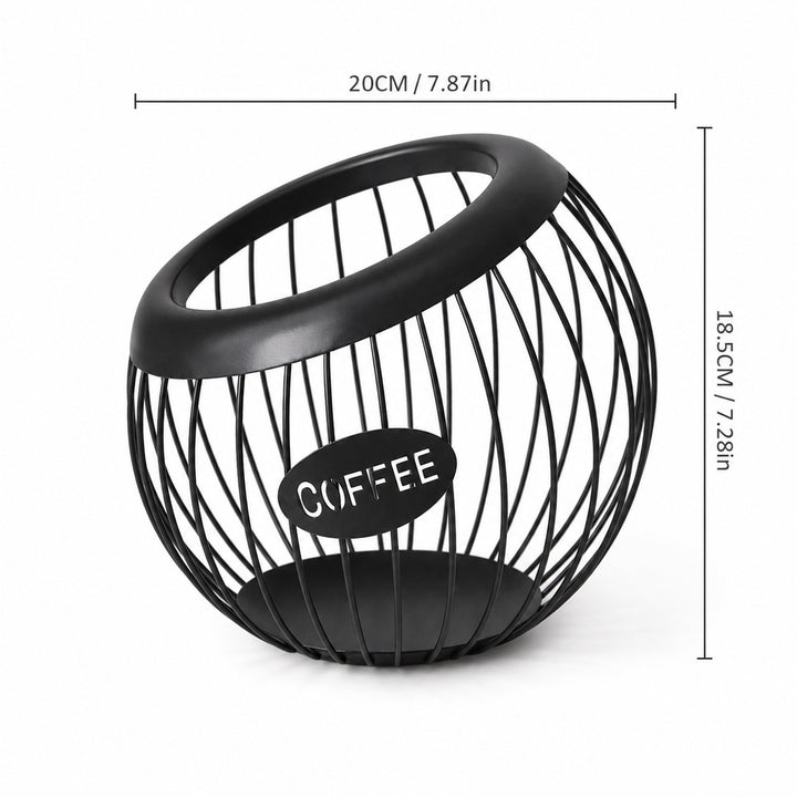 Stylish Wire Coffee Storage
