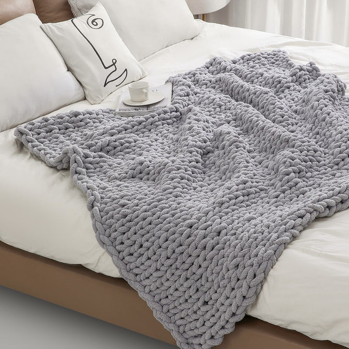 Cozy Chunky Knit Blanket