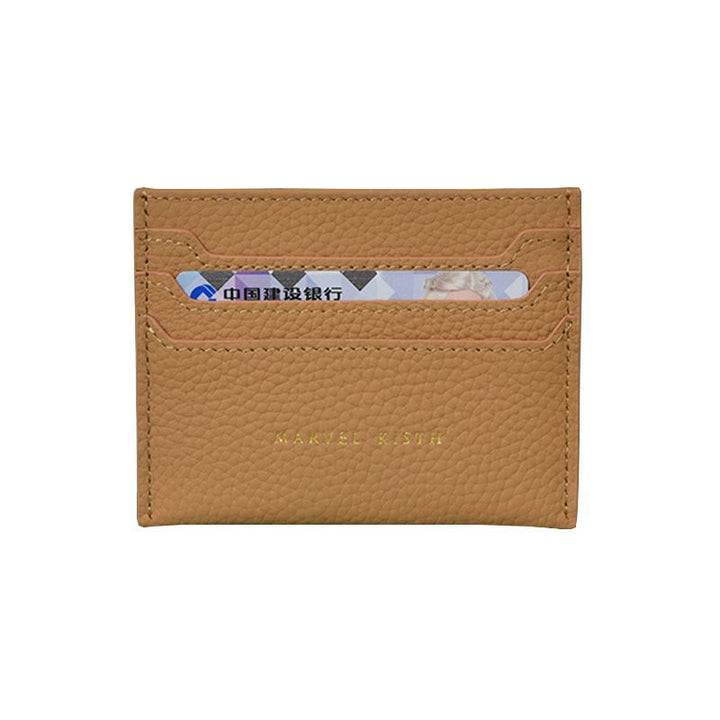 Textured Leather Card Holder Stornfield