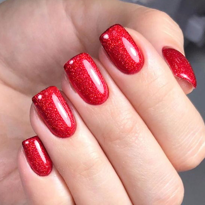 Glittery Press-On Nail Art Set Stornfield