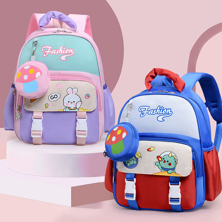 Playful Cartoon-Themed School Backpack Stornfield