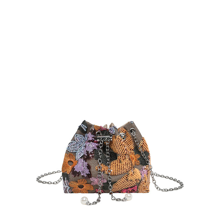 WoStylish Sequin Drawstring Clutch Purse Stornfield