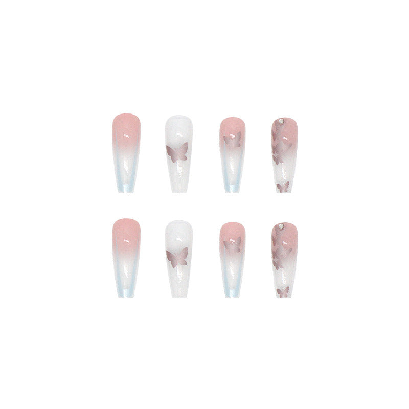 Nail art set with stylish butterfly decorations Stornfield