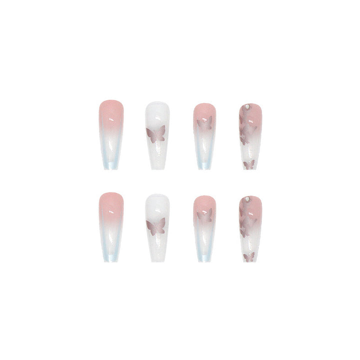 Nail art set with stylish butterfly decorations Stornfield