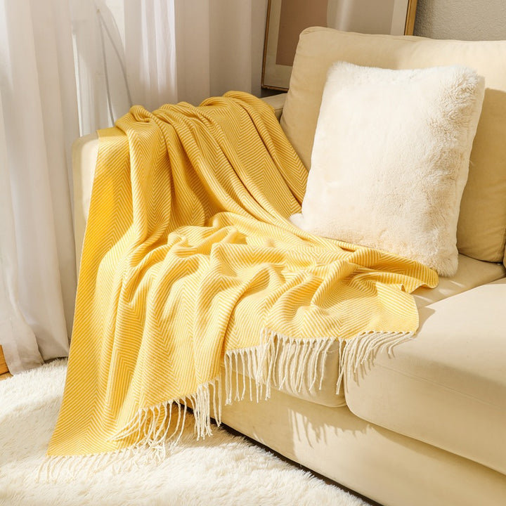 Women's stylish and soft zigzag blanket Stornfield