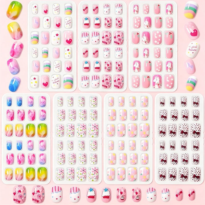 Creative Themed Press-On Nail Collection Stornfield