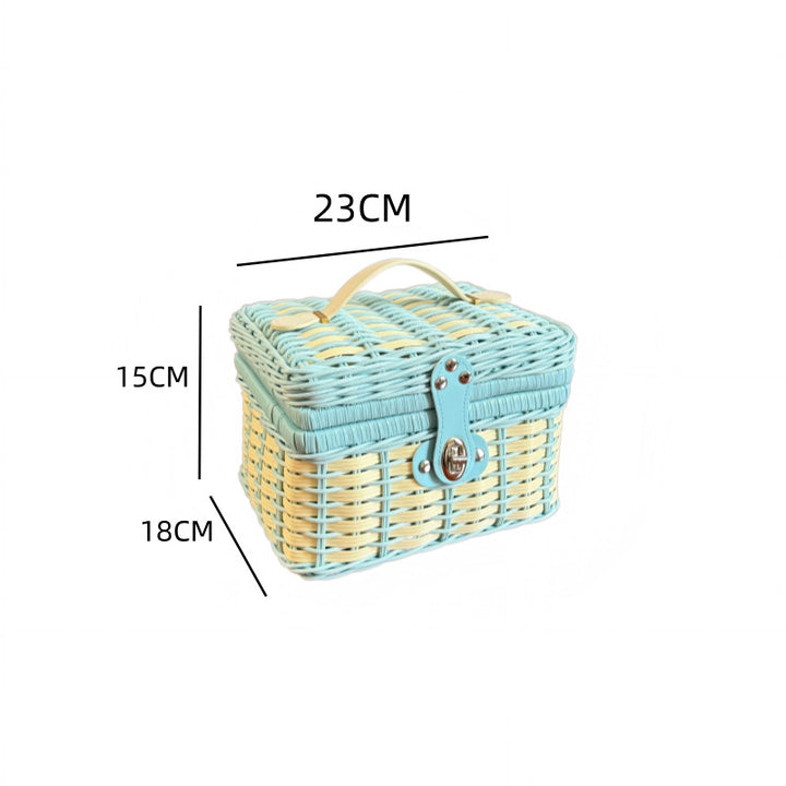 Vintage Picnic Storage Basket Stornfield
